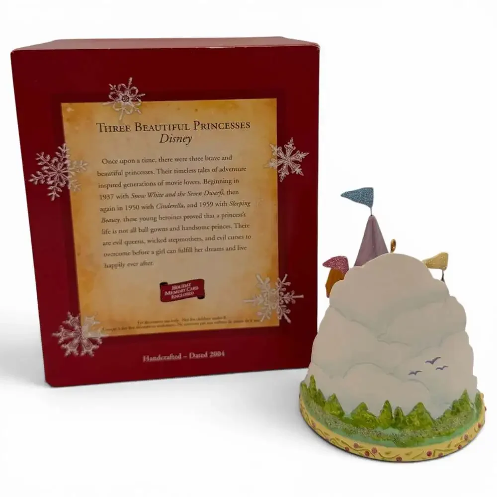 2004 Hallmark Keepsake Disney Three Beautiful Princesses Christmas Ornament